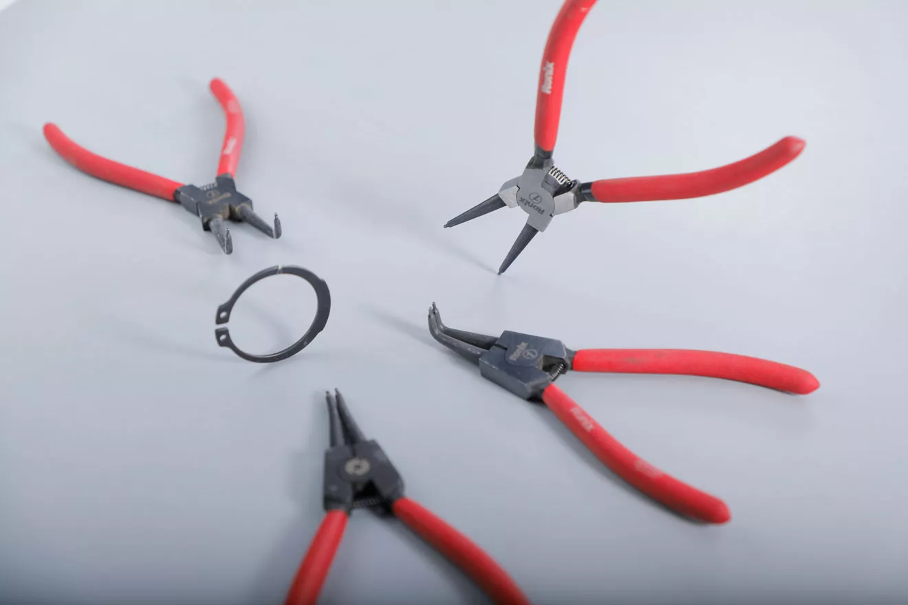 A series of Ronix Circlip pliers