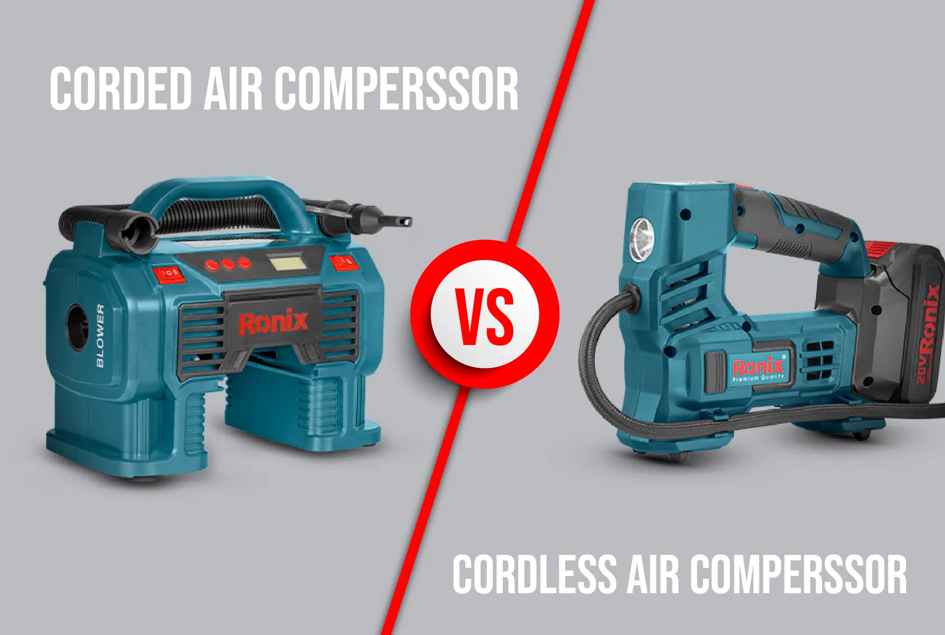 how to use cordless vs corded air compressor
