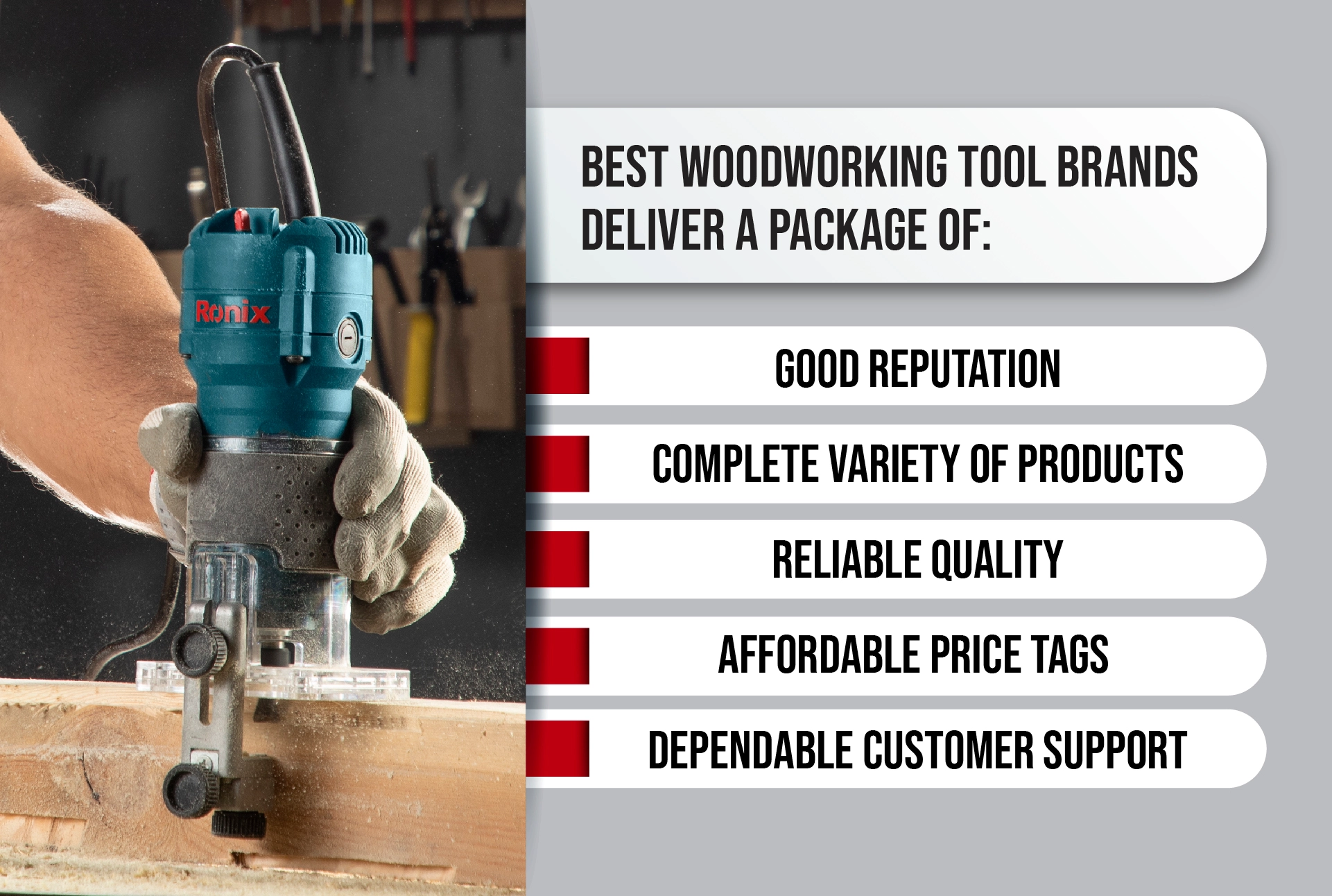 best woodworking tool brands