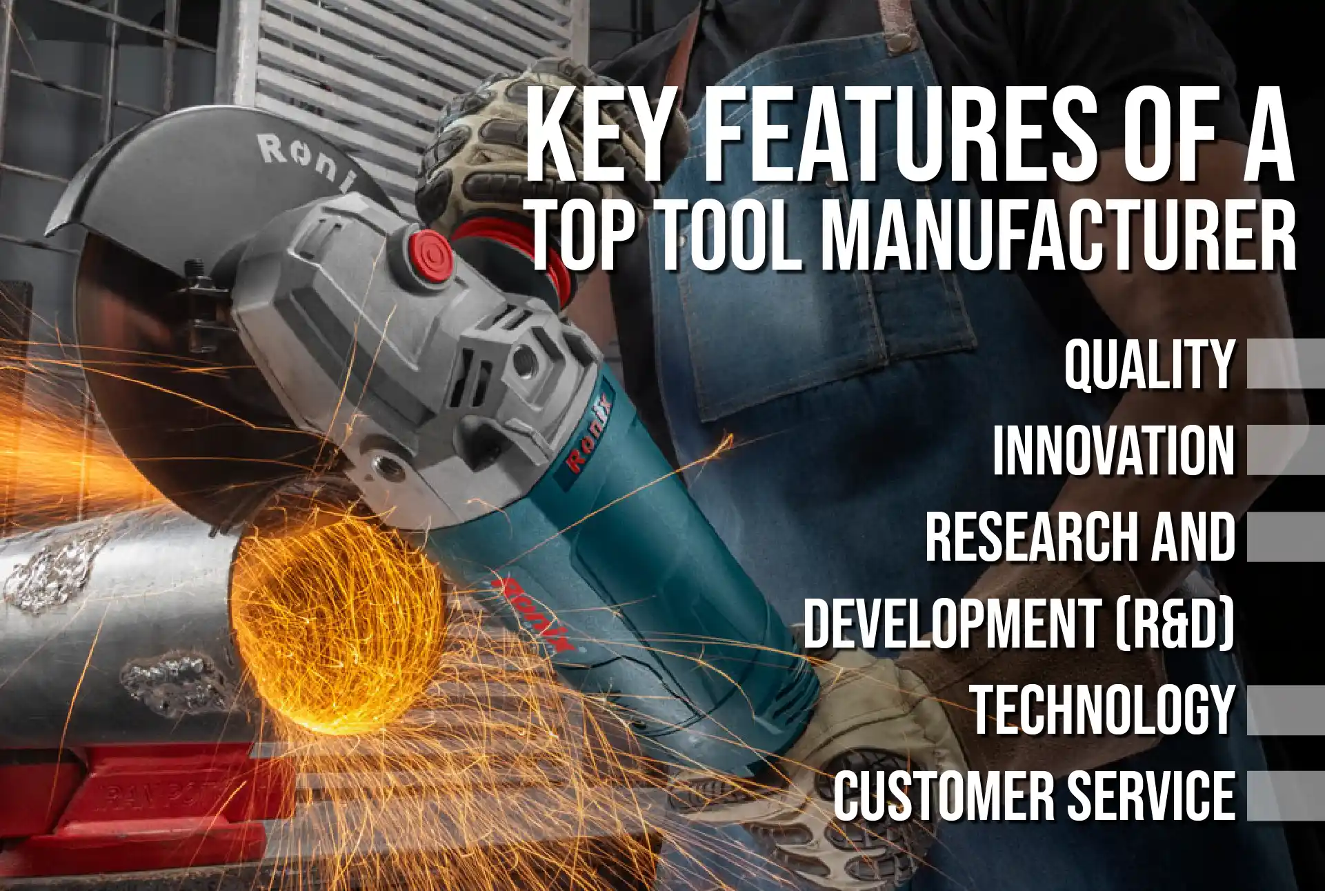 key features of a top tool manufacturer