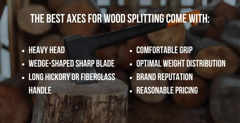A list of the features of the best wood splitting axes 