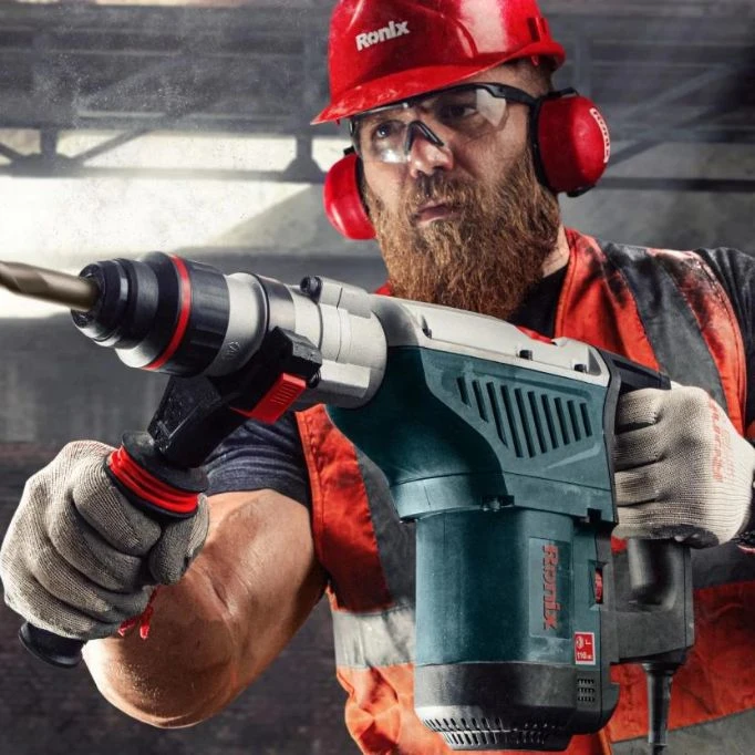 Photo of someone working on a construction site with the best safety glasses on