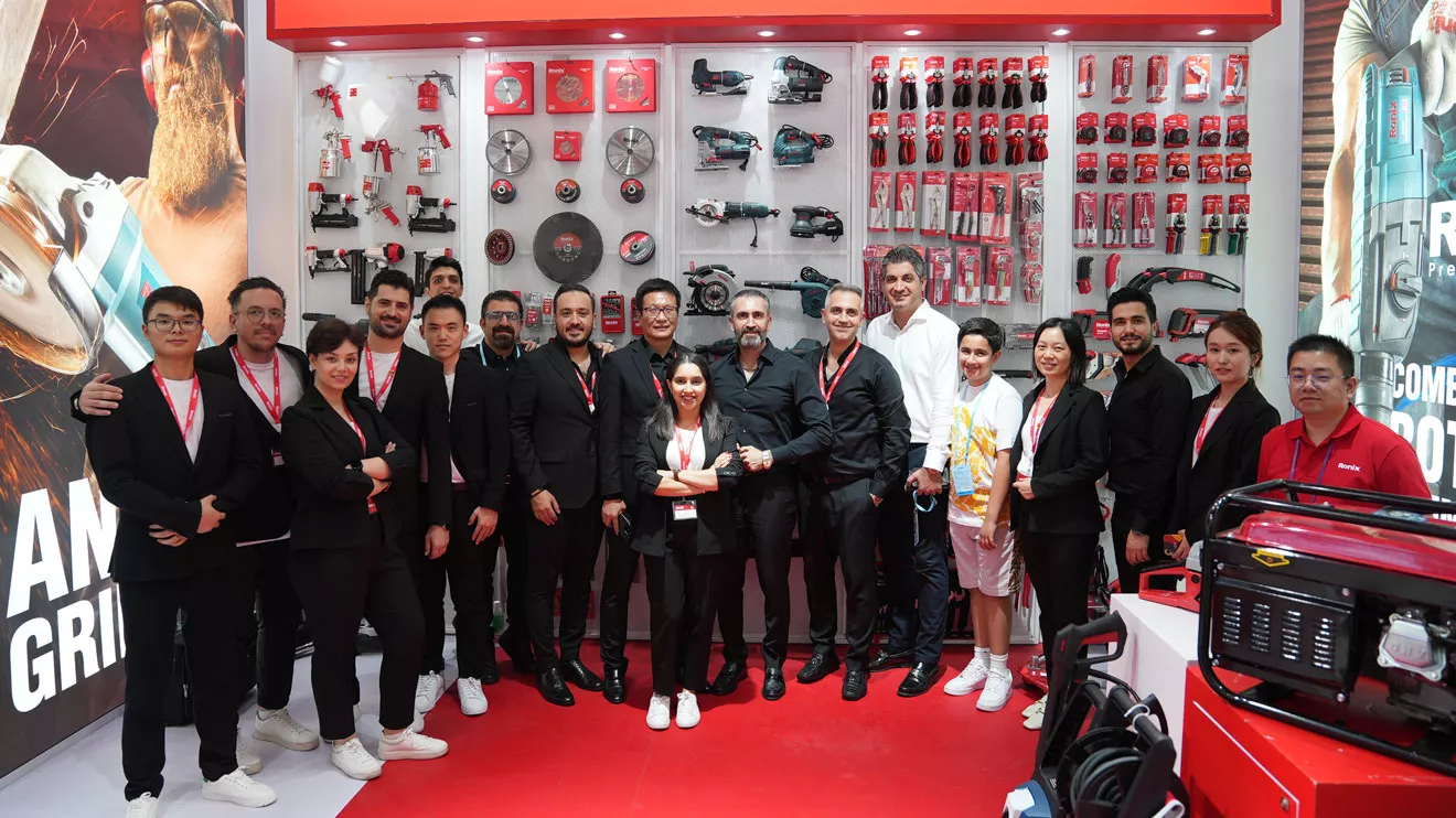 Ronix crew’s group photo at the canton Fair 2023