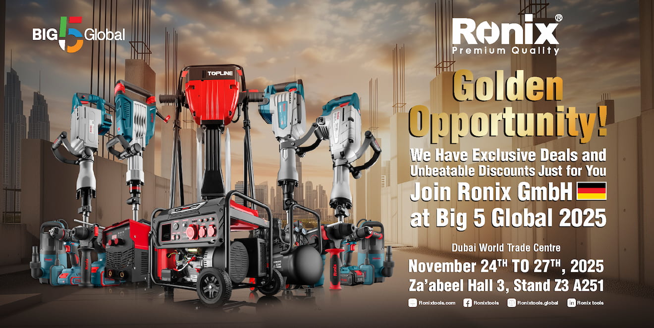 Ronix will be attending the Big 5 Global 2025 with a Golden Opportunity!