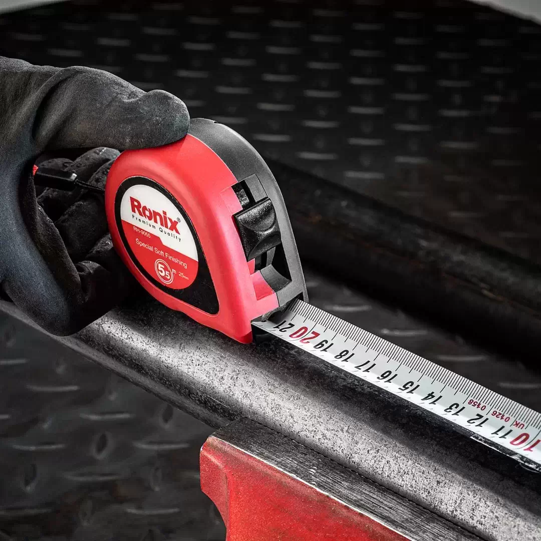 Ronix tape measure in a welding jobsite