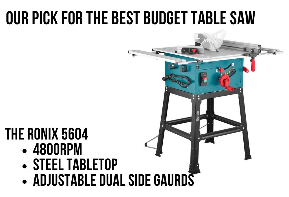 The Ronix 5604 as the best table saw for
