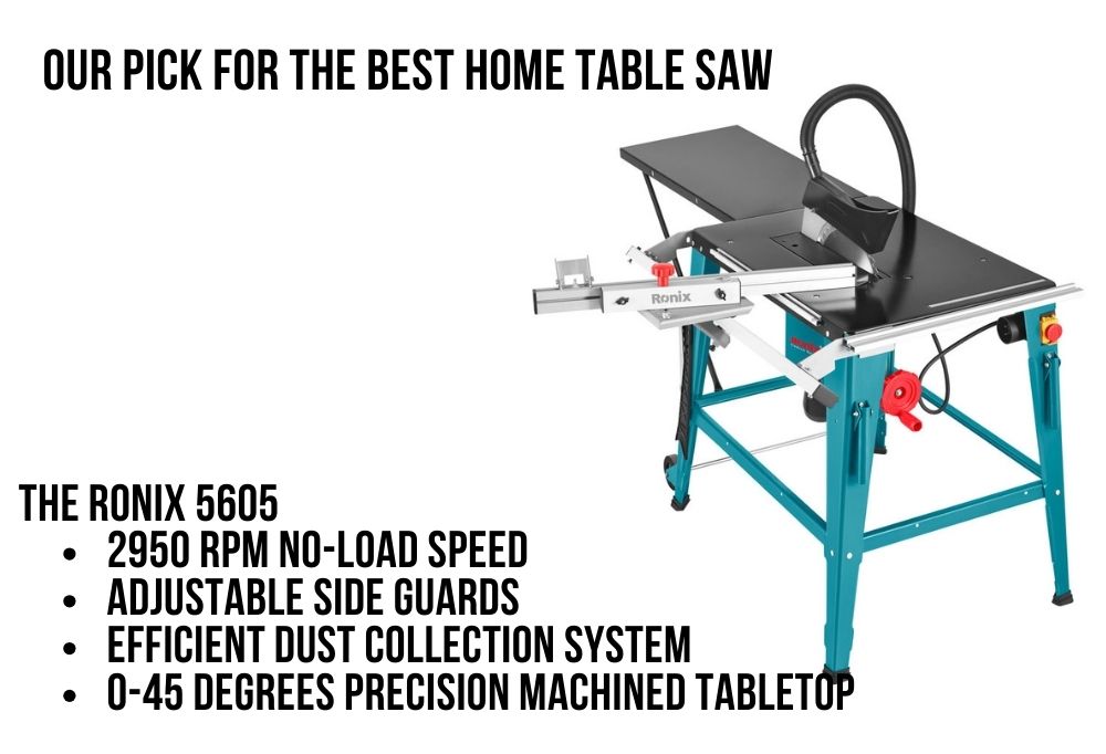 The Ronix 5603 as the best home table saw