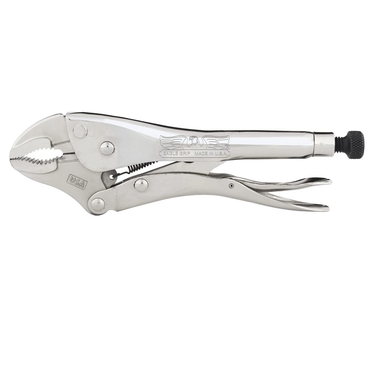 Malco Eagle Grip LP10WC 10 in. Curved Jaw Locking Pliers with Wire Cutter