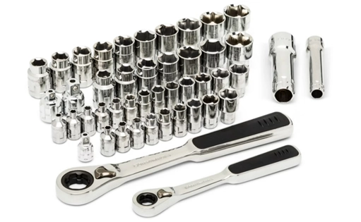 GEARWRENCH 46 Piece 1/4" & 3/8" Drive Pass-Thru™ 6 Point SAE/Metric Tool Set