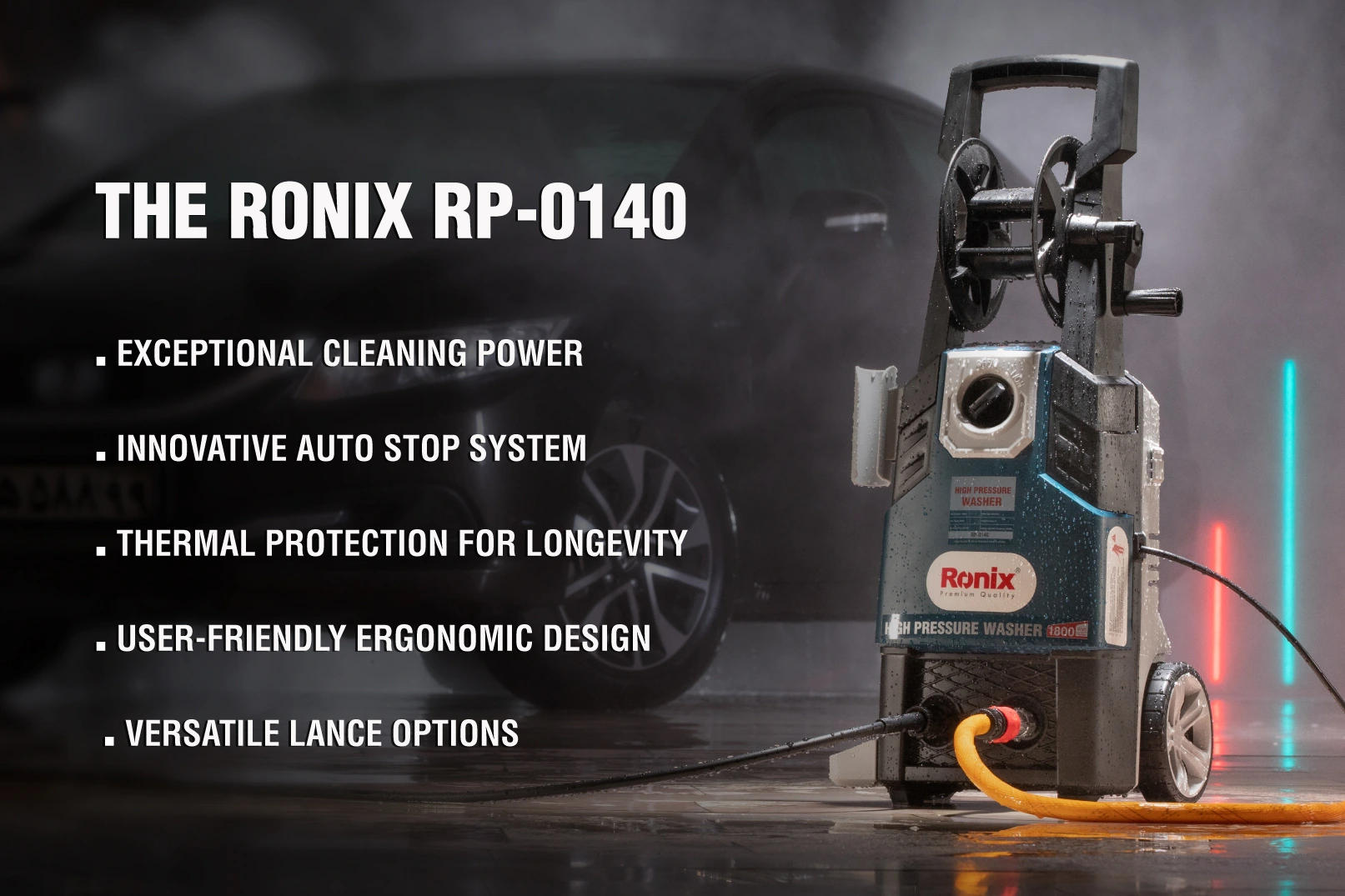 A picture of the Ronix pressure washer