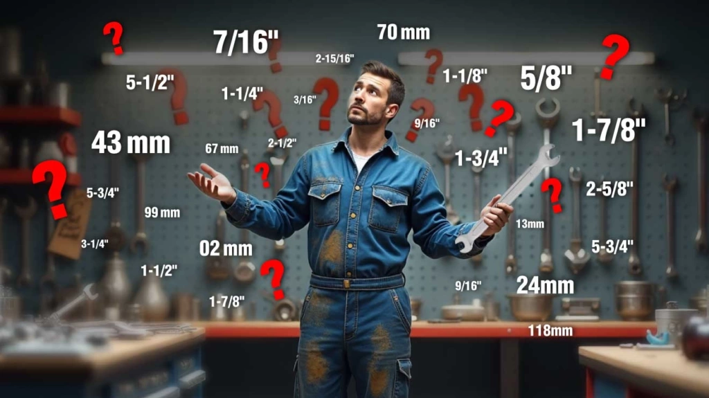 socket wrench sizes and wrench sizes