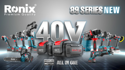 Ronix Tools Launches the New 89 Series, Supercharged with 40V Power!