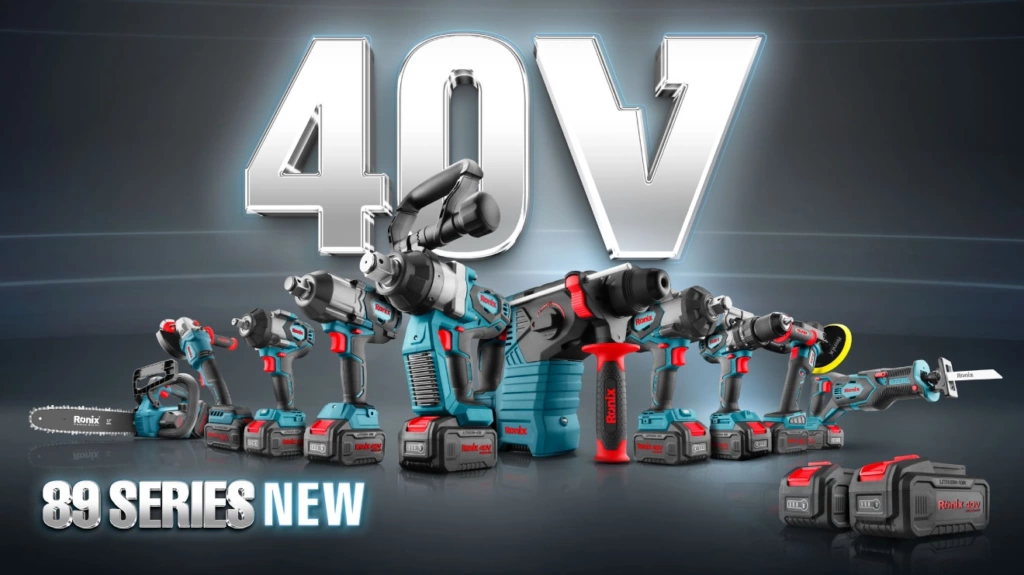 The Ronix 89 Series: A New Generation of 40V Power Tools