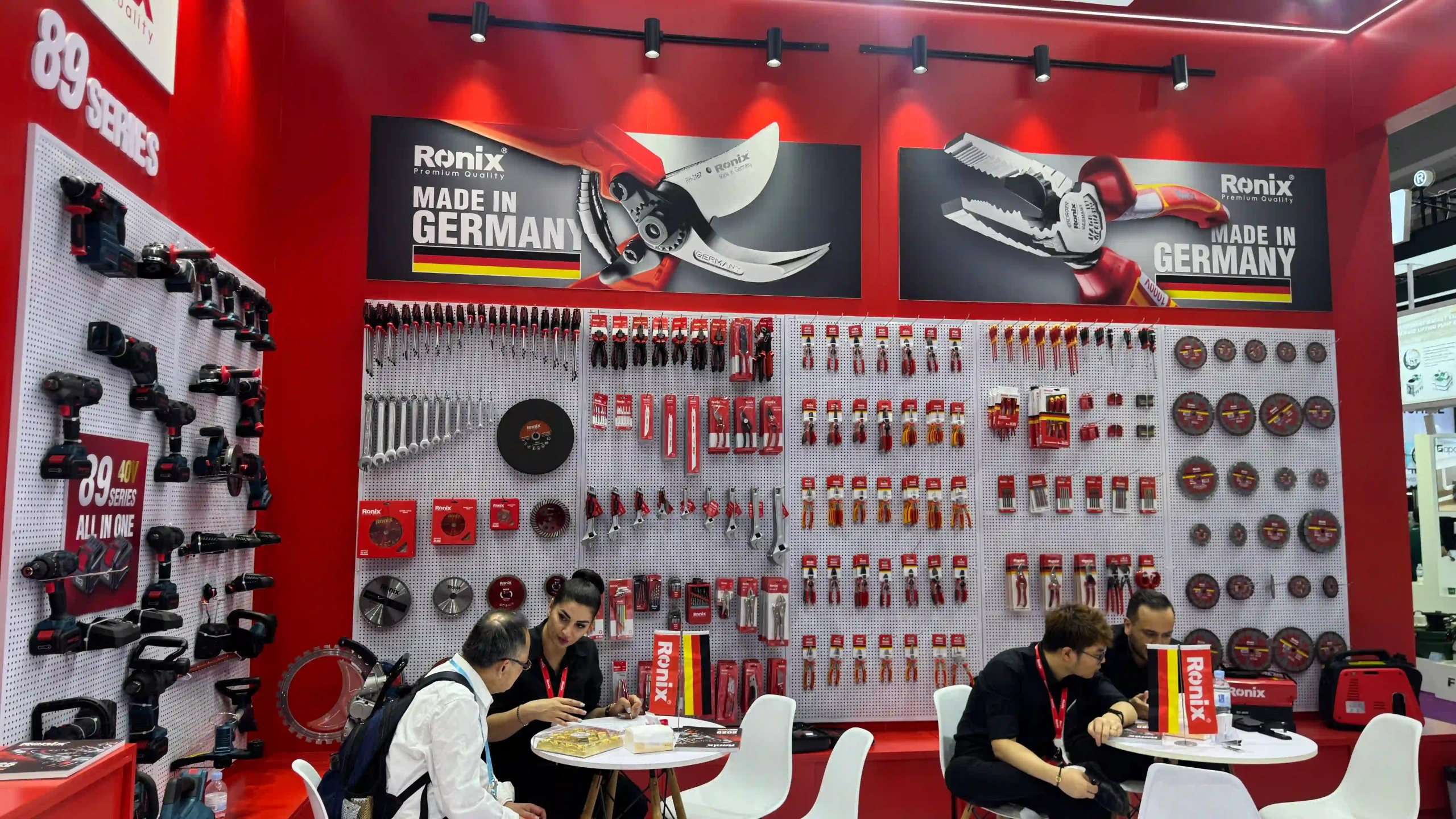 Image showcasing the Ronix “Made in Germany” collection and the 89 series