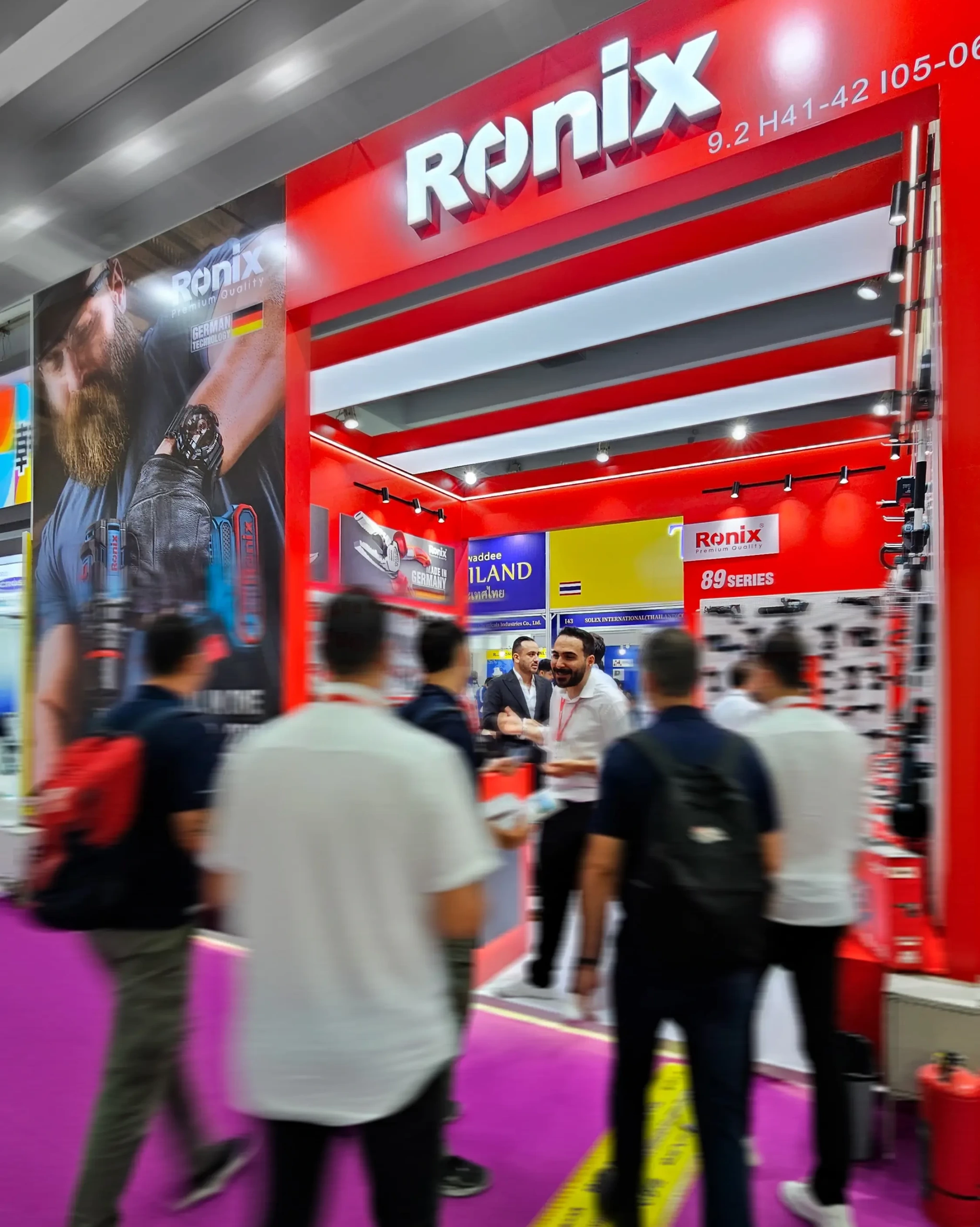 picture of the Ronix booth in the Canton Fair 2025