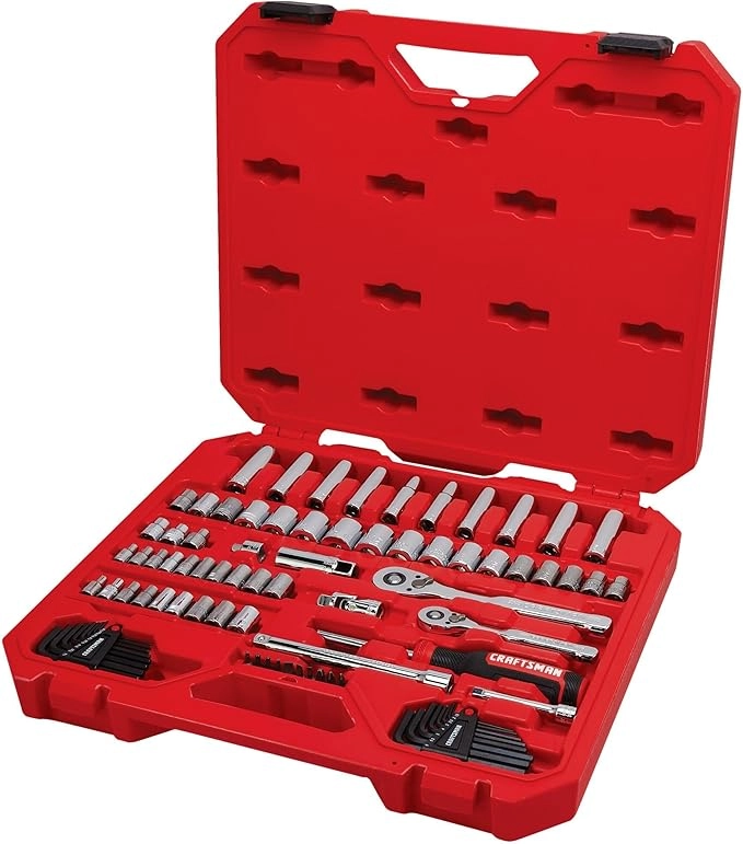 A picture of Craftsman socket set as one of the best socket set brands