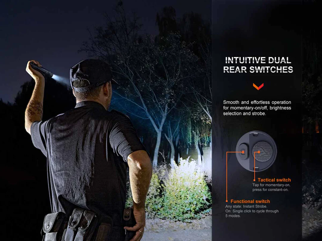 a picture of a man using Fenix PD36R Pro