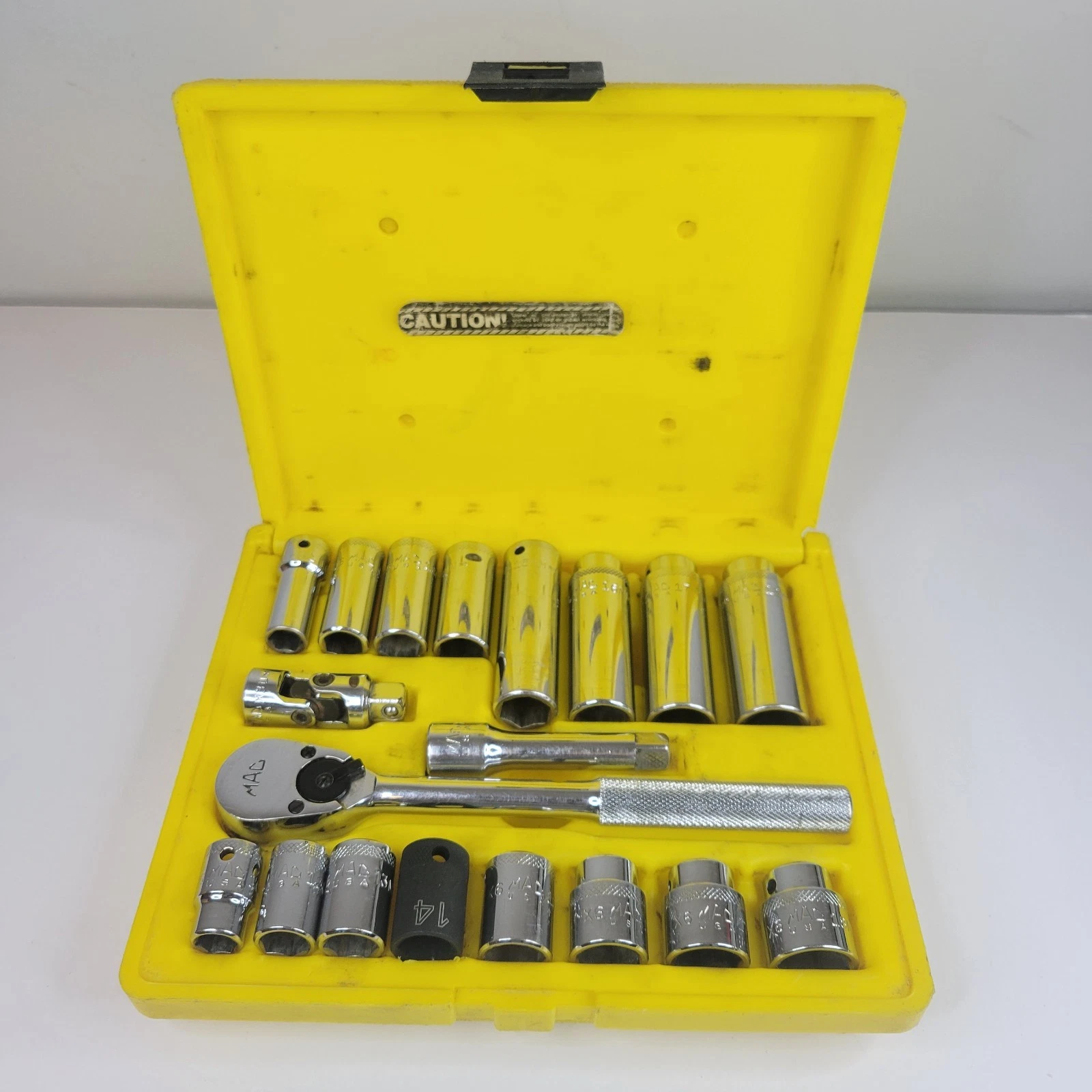 A picture of Mac Tools socket set as one of the best socket set brands