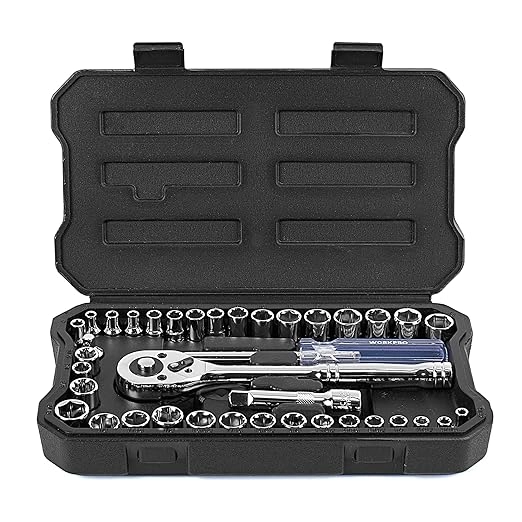WorkPro 39-Piece Drive Socket Set