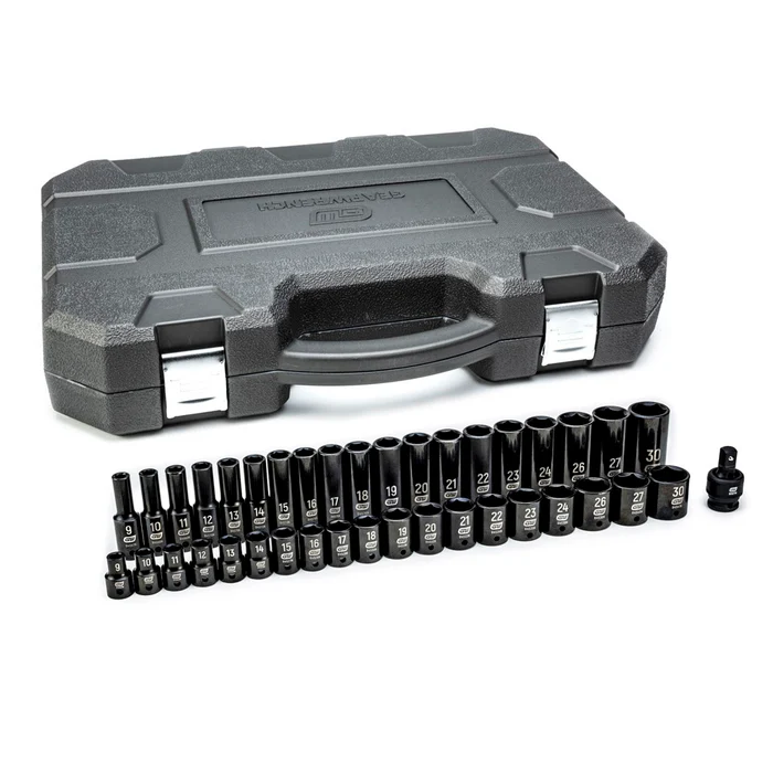 A picture of GearWrench socket set as one of the best socket set brands