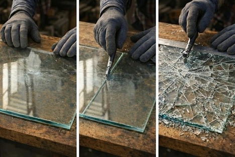 A picture of Cutting a Tempered Glass