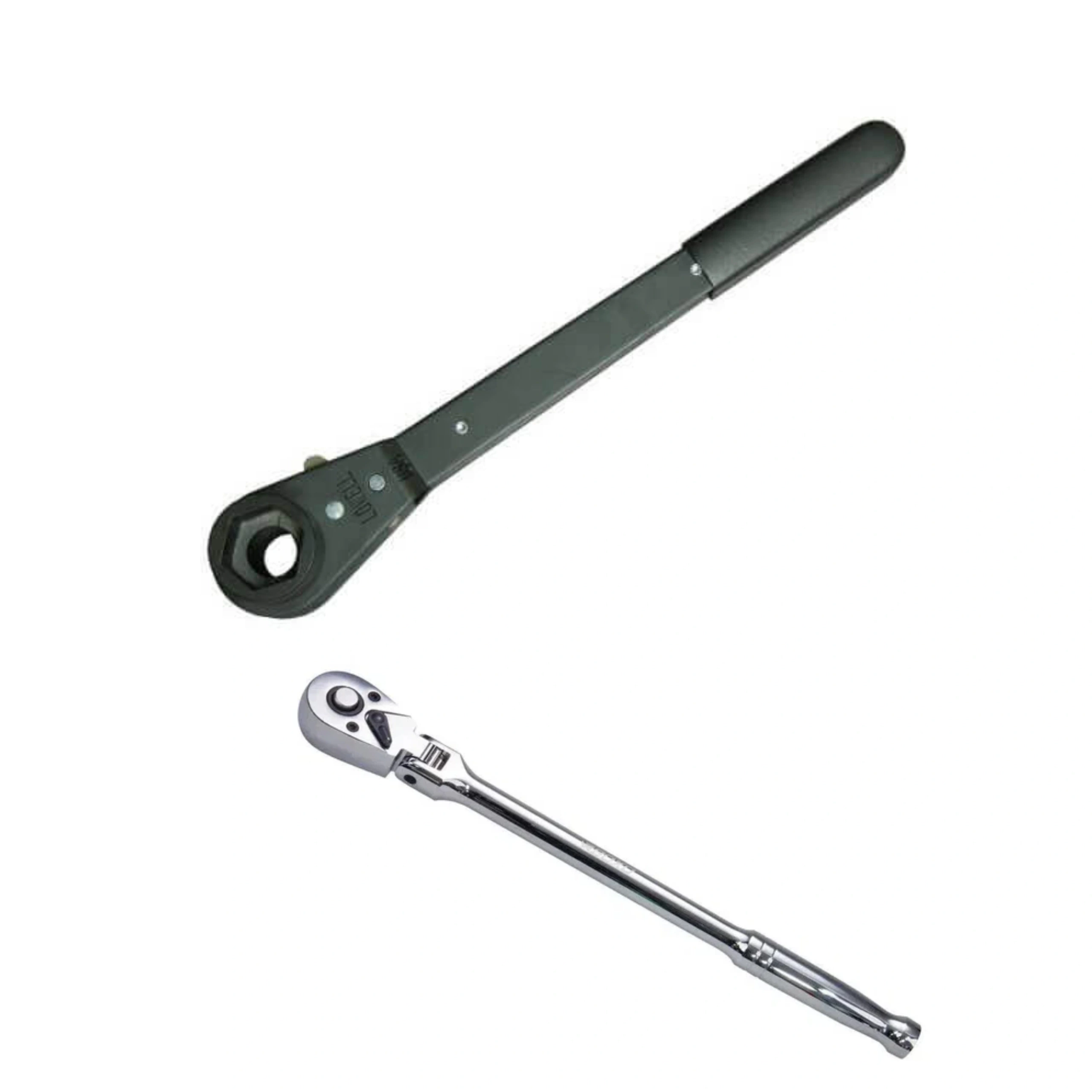 A Ratchet Wrench and Flex-Head Ratchet
