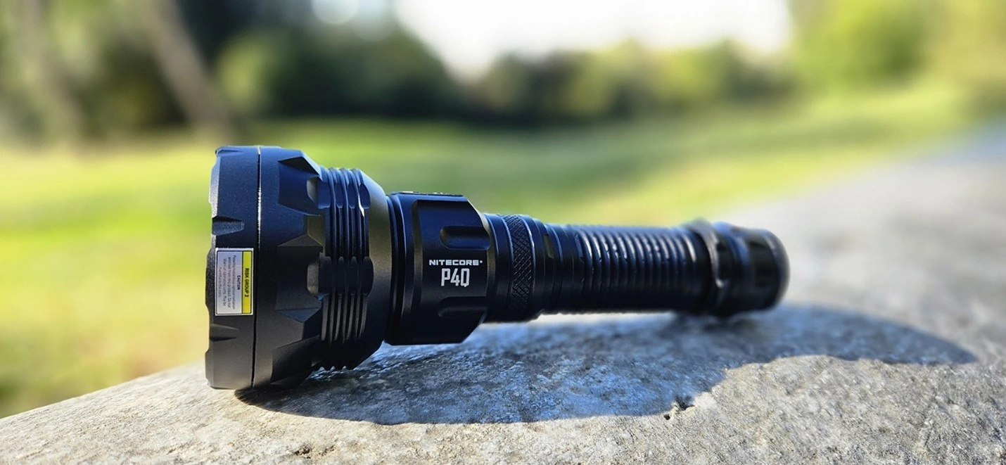 A Picture of a Nitecore P40 Spotlight