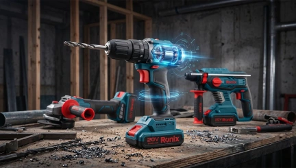 Picture of tools with brushless Technology
