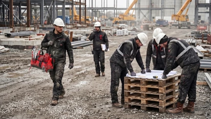 Picture of people working on the job site