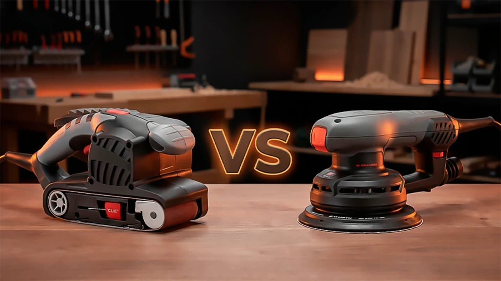Belt Sander and Orbital Sander Comparison for Woodworking Projects