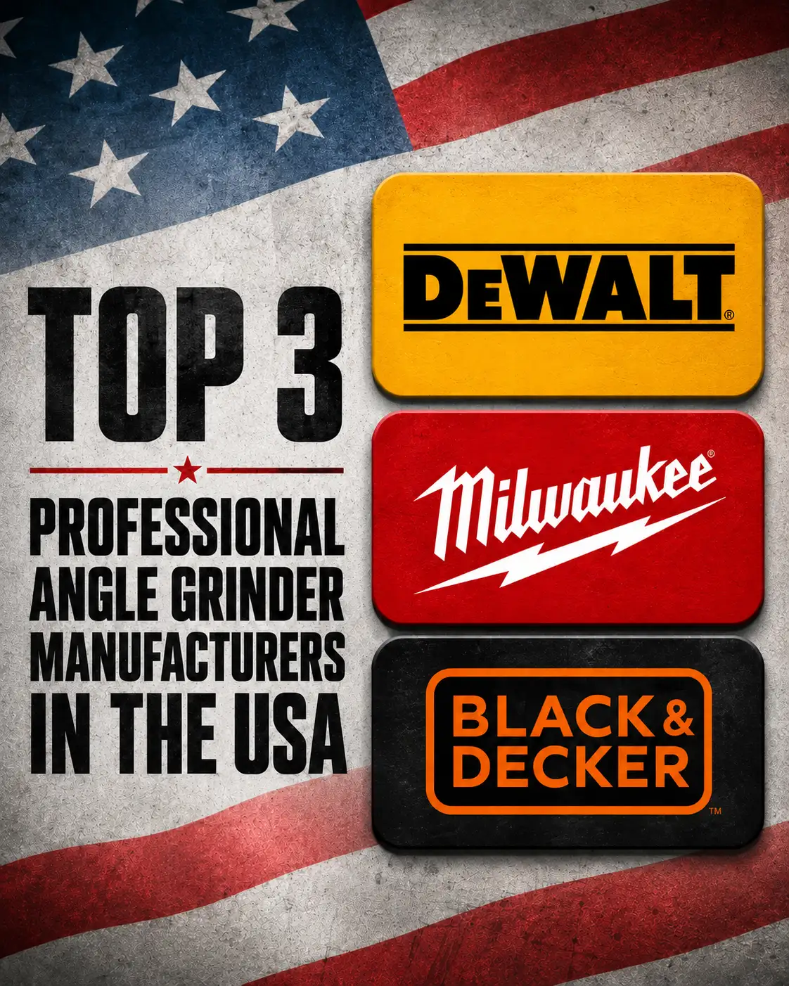 Top 3 Angle Grinder Manufacturers in the USA