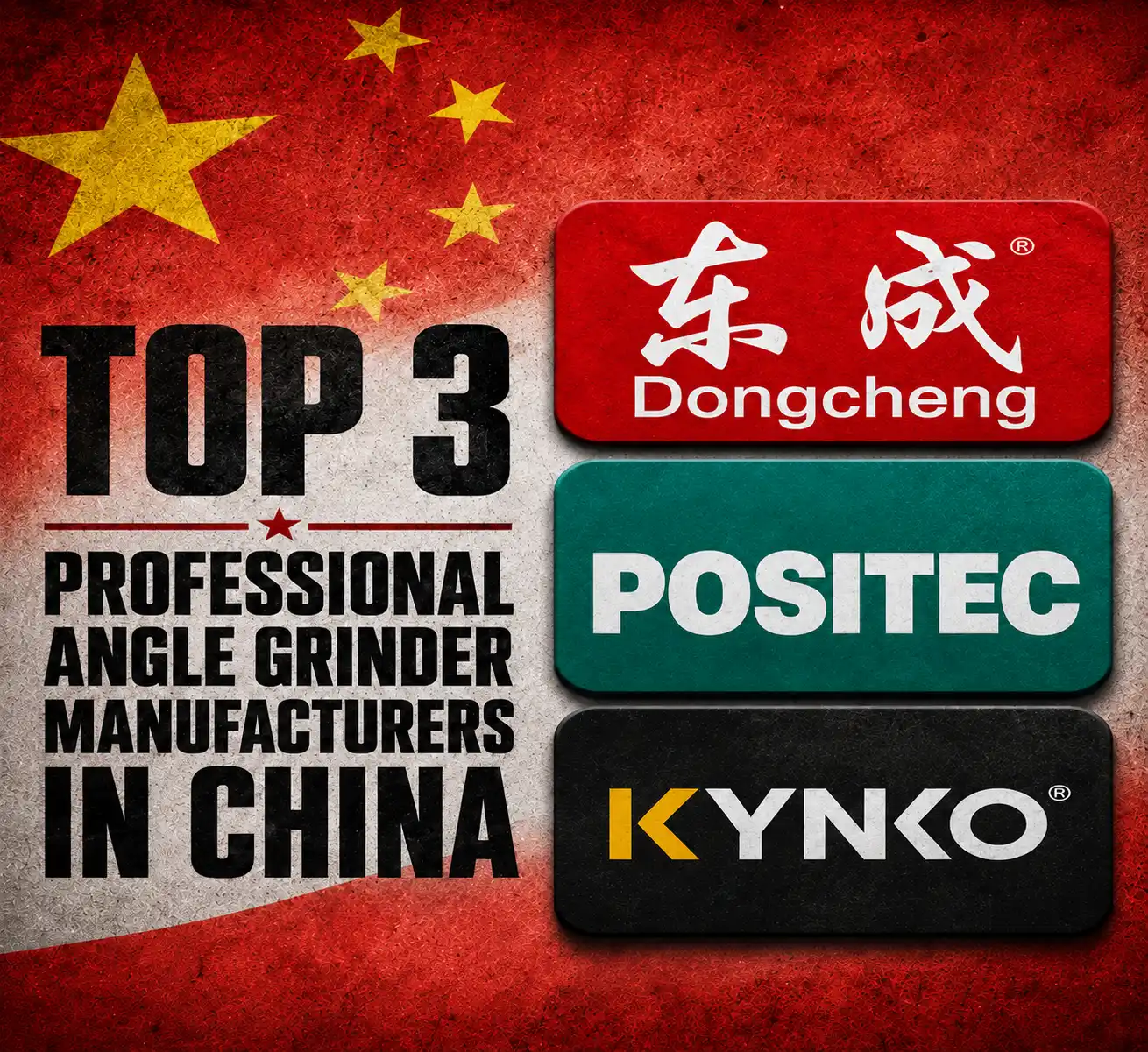 Top 3 Angle Grinder Manufacturers in China