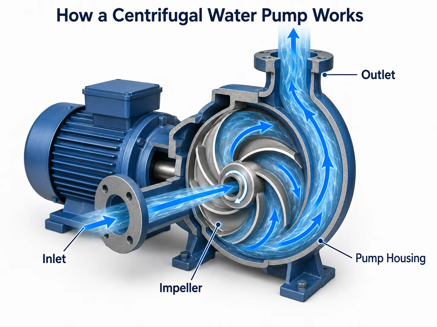 Water Pump Working Mechanism