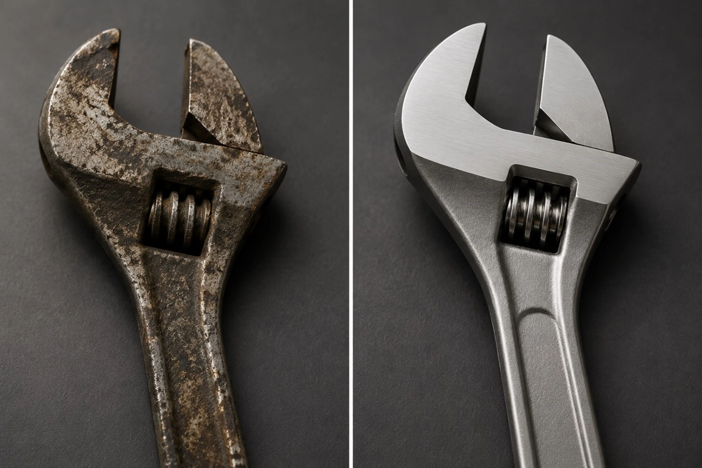 A Damaged vs. Undamaged Tool