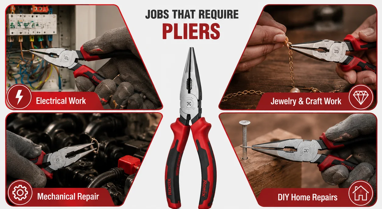 Common Jobs That Require Pliers in DIY and Repair Work