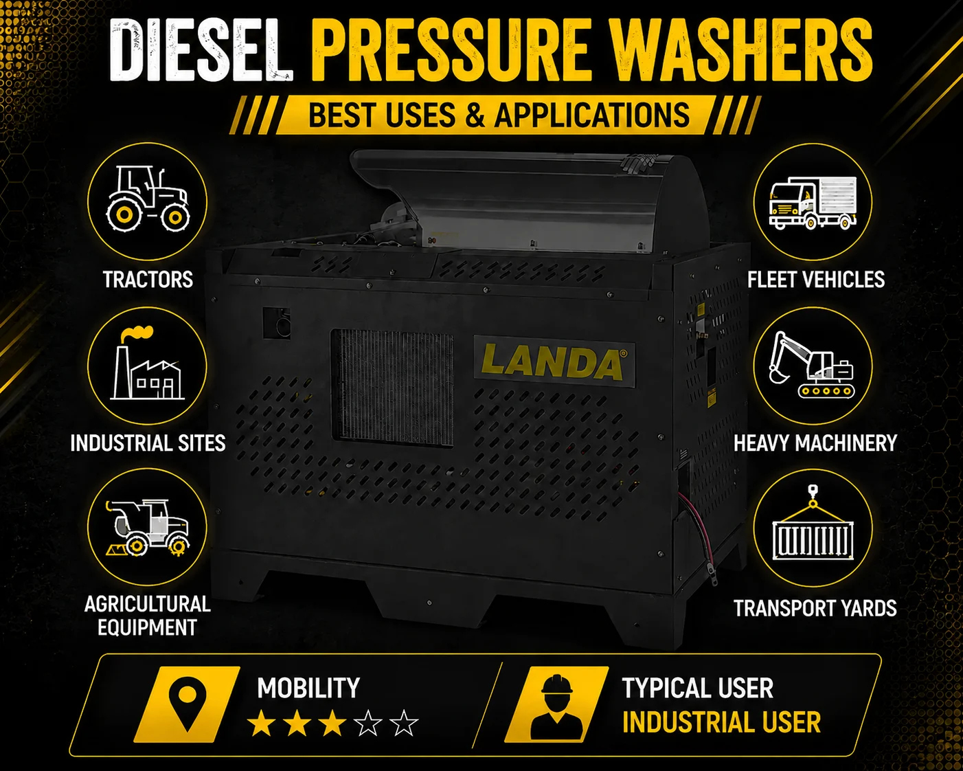 Diesel Pressure Washer Applications