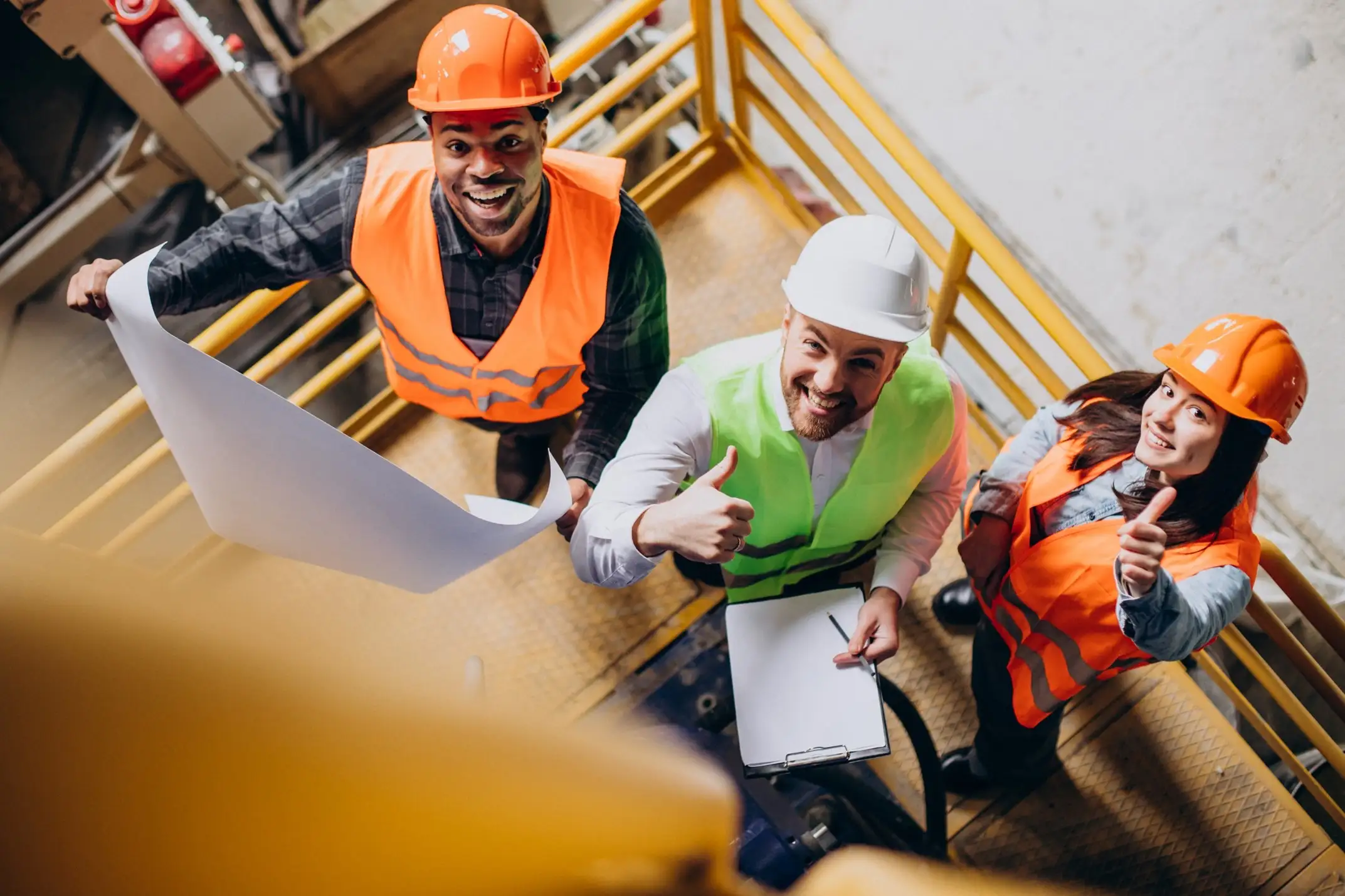 Happy Construction team
