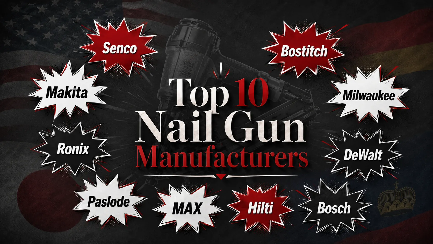 Top 10 Nail Gun Manufacturers