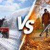 Snow Blower vs Leaf Blower