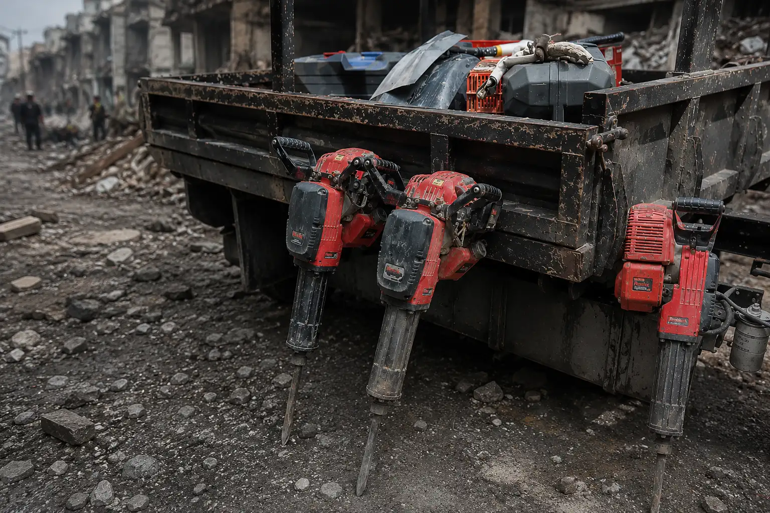 Herramientas Ronix utilizadas tras el terremoto en Venezuela