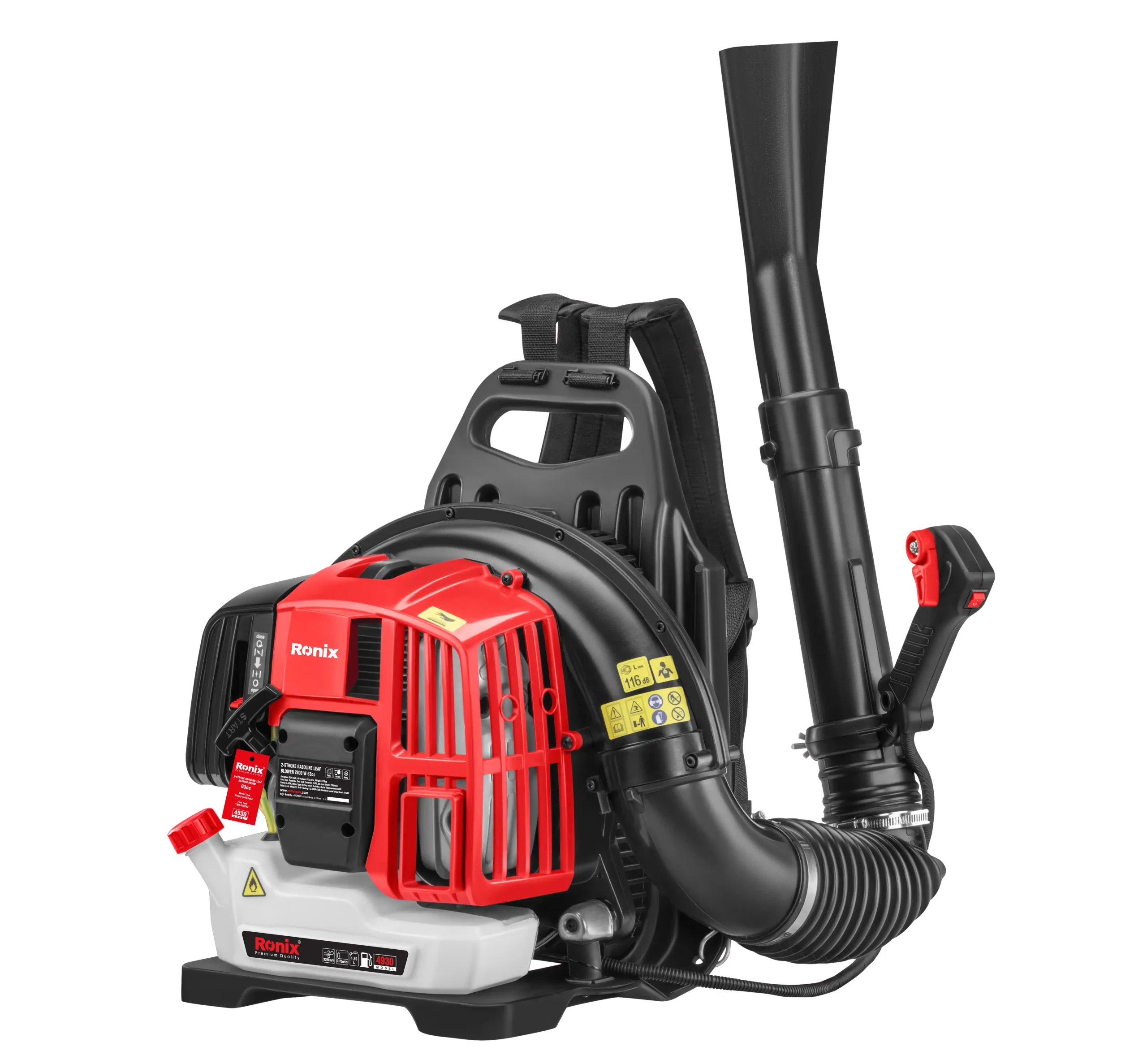 Ergonomía del soplador a gasolina Ronix 4930