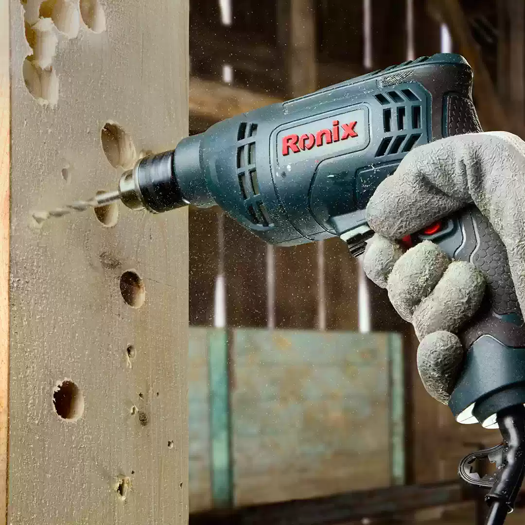 Corded Electric Drill, 400W, 220V-1