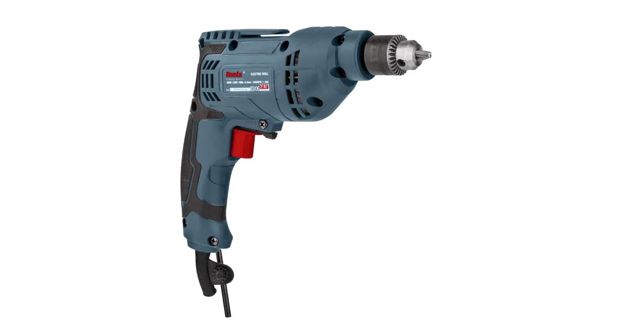 Electric Corded Drill, 450W, 220V, Keyed Chuck 🧰 Ronix Tools