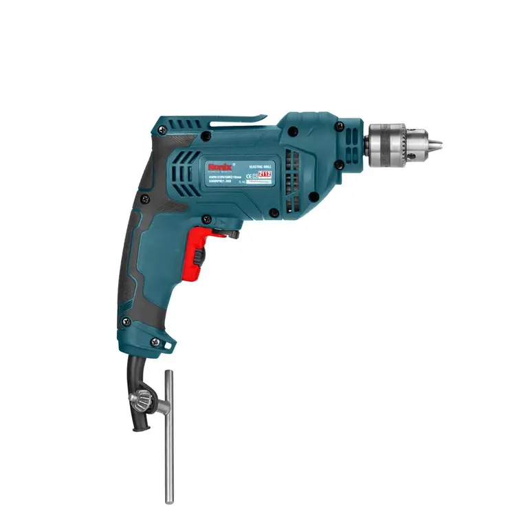 Electric Corded Drill, 450W, 220V, Keyed Chuck-4