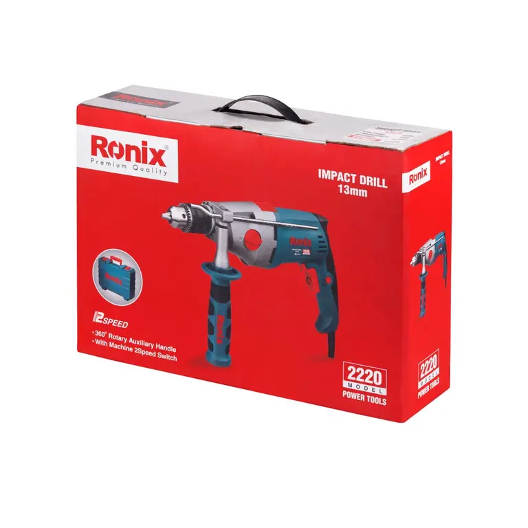 Corded Impact Drill, 1050W, Keyed Chuck, With BMC-3