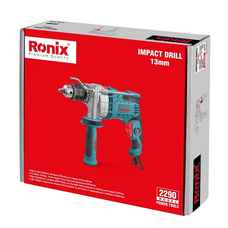 Electric Impact Drill-900W-13mm-keyed-12