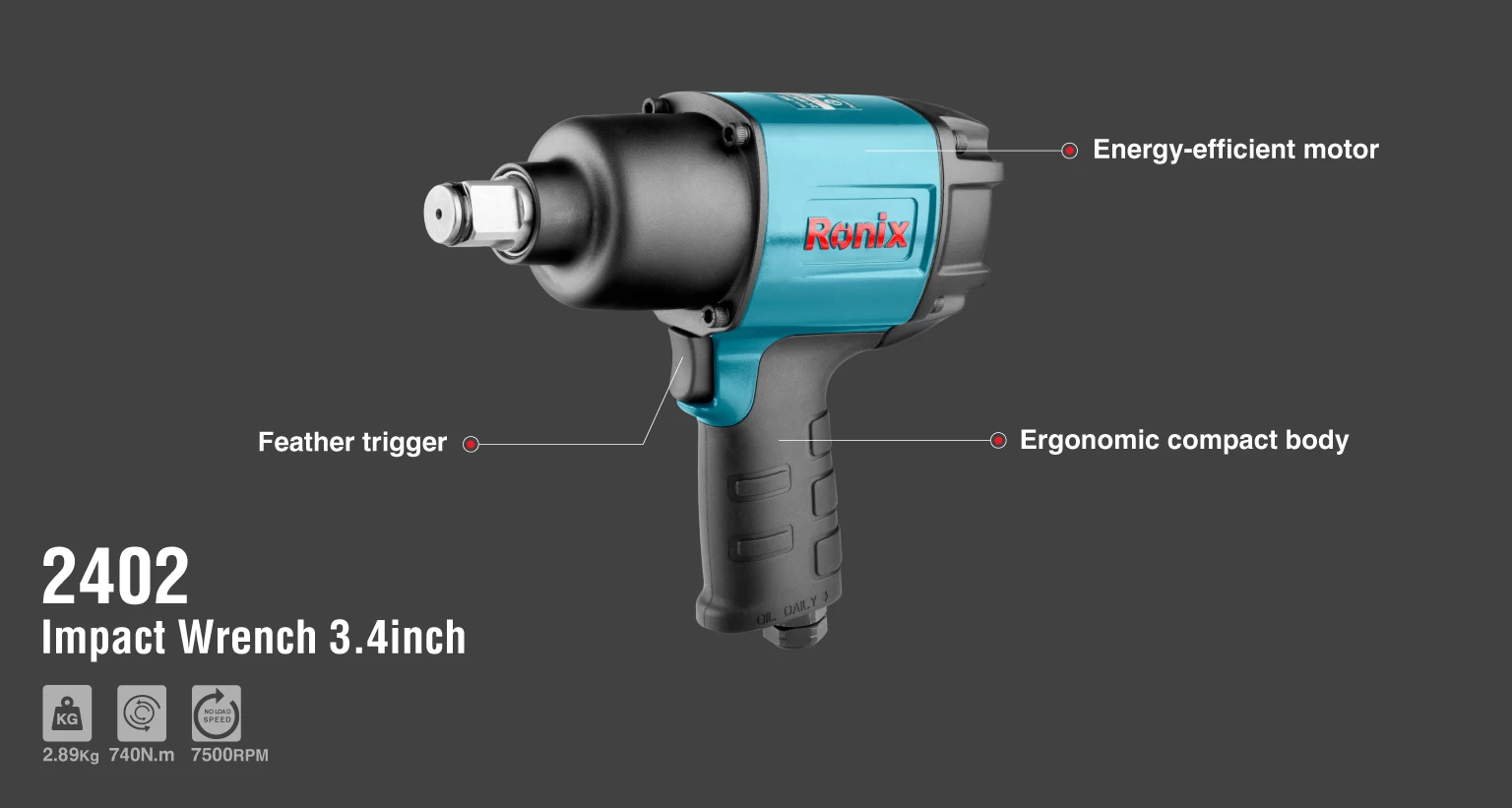 Air Impact Wrench-3/4 Inch	_details