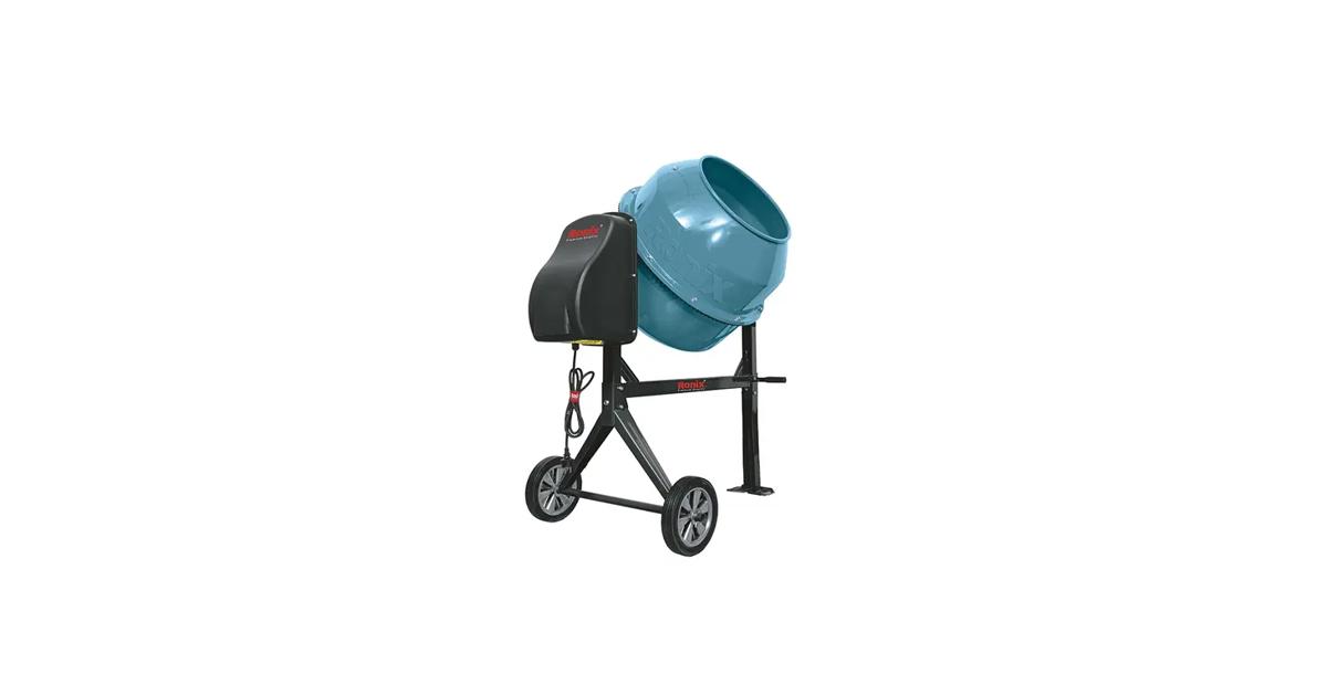 Ronix 2450 Concrete Mixer 850W Motor Works with Induction Belt Concrete Mixer Electric Cement Mortar Concrete Mixer