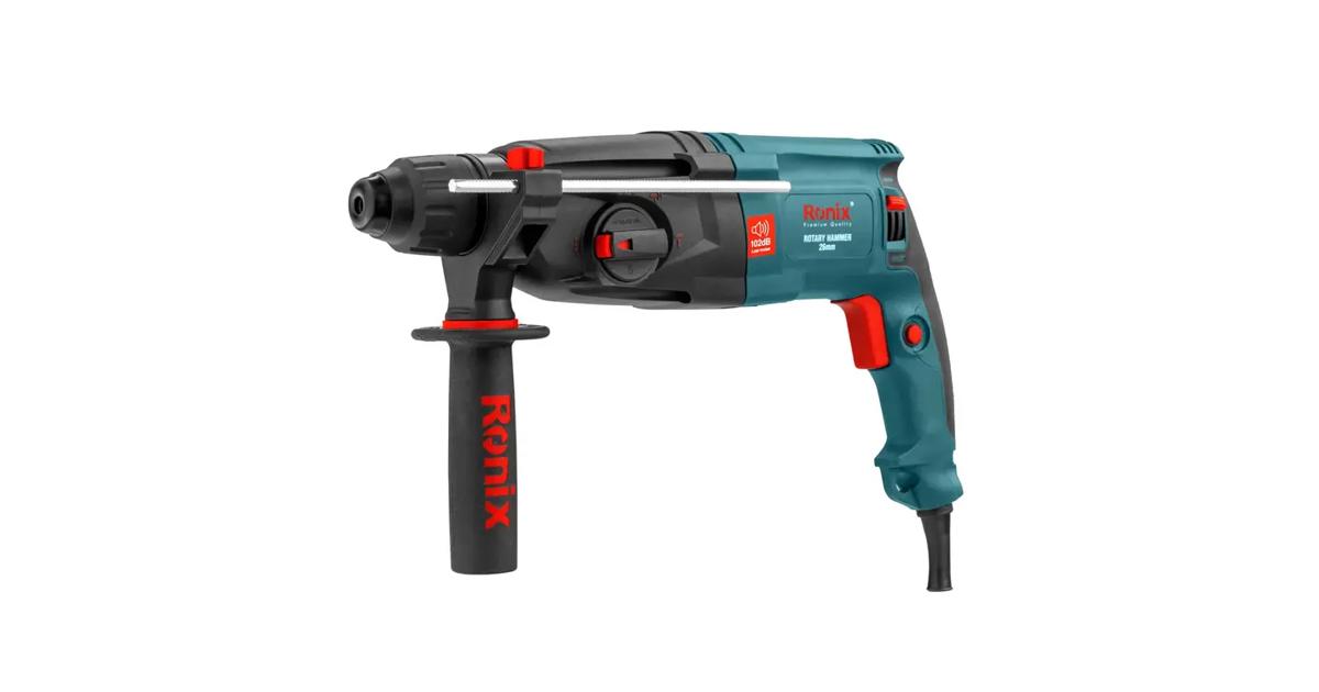 Ronix 2704 Automatic Hammer Bit Locking Dust Protection and Maximum Impact Energy Transfer 36mm Rotary Hammer