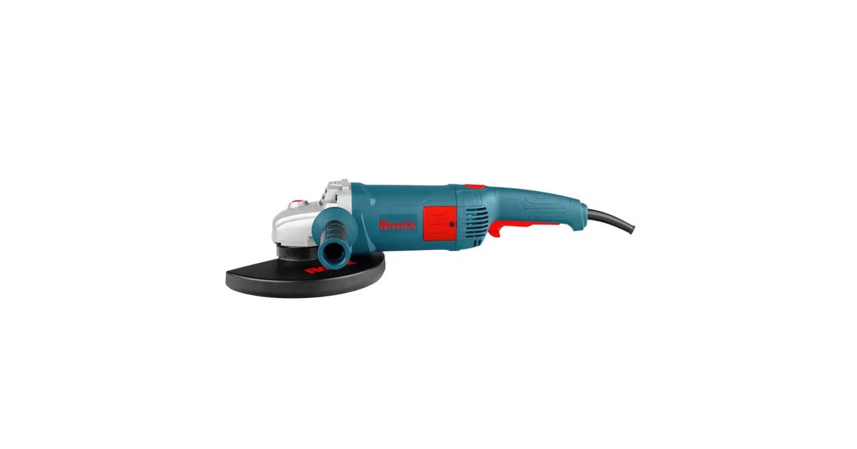 Ronix 3160 Angle Grinder Integrated Spindle Lock on Disc Grinder Quicker Easier Abrasive Wheels Replacement Angle Grinder